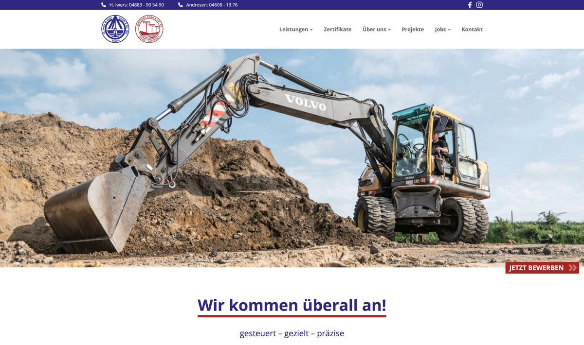 H. Iwers & Sohn / Andresen Website Screenshot